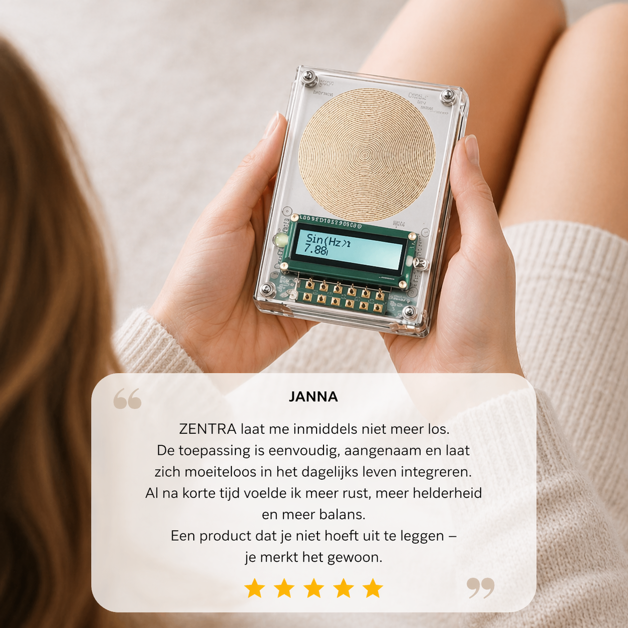 ZENTRA One™ — Het resetsignaal voor je lichaam