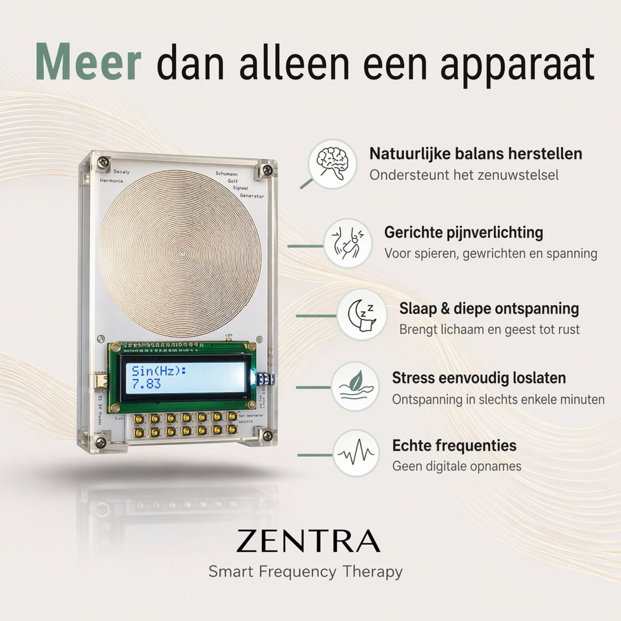 ZENTRA One™ — Het resetsignaal voor je lichaam
