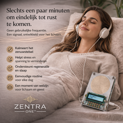 ZENTRA One™ — Het resetsignaal voor je lichaam